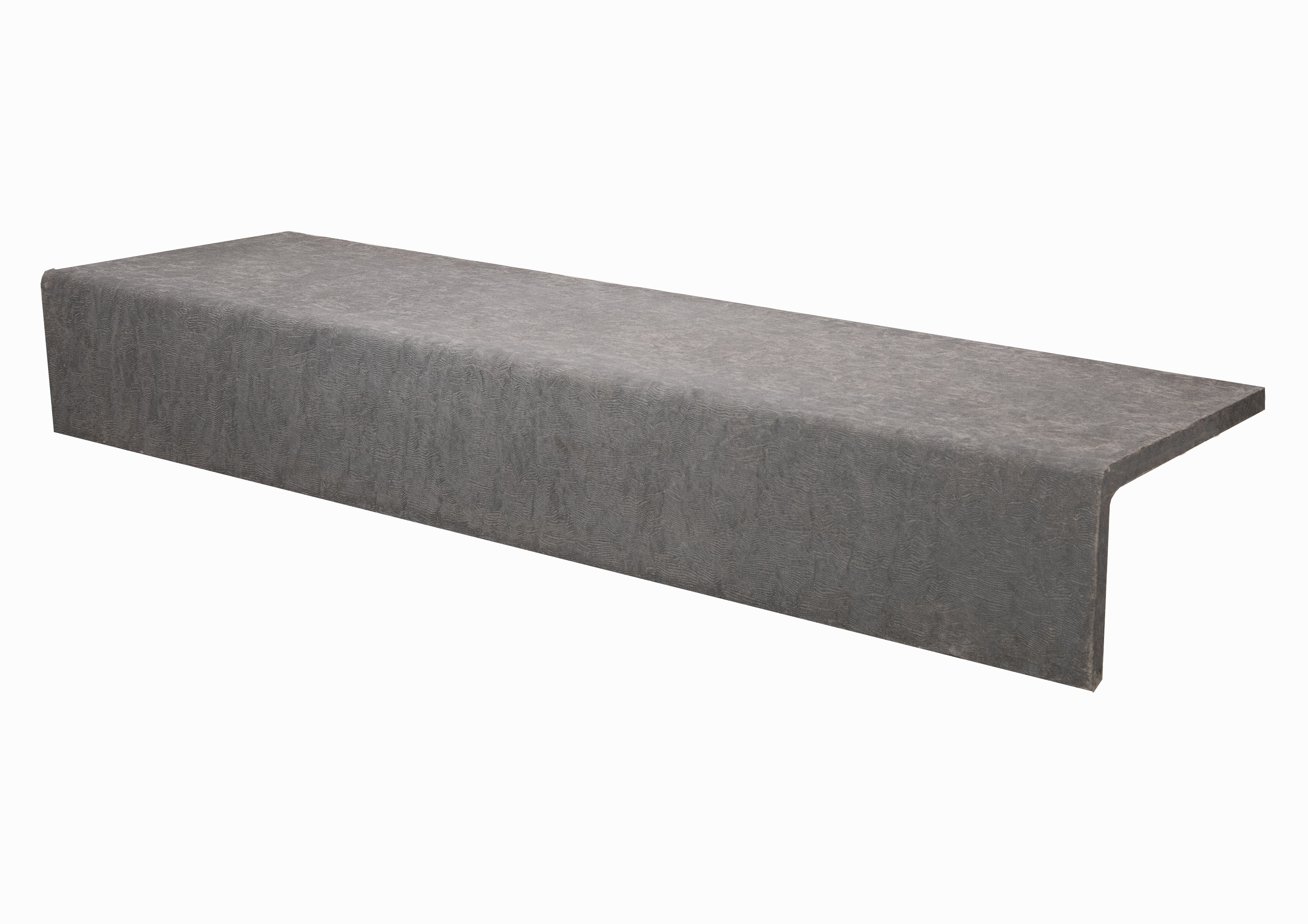 Ступень 1210х380х190 (Волна с логотипом, серый)